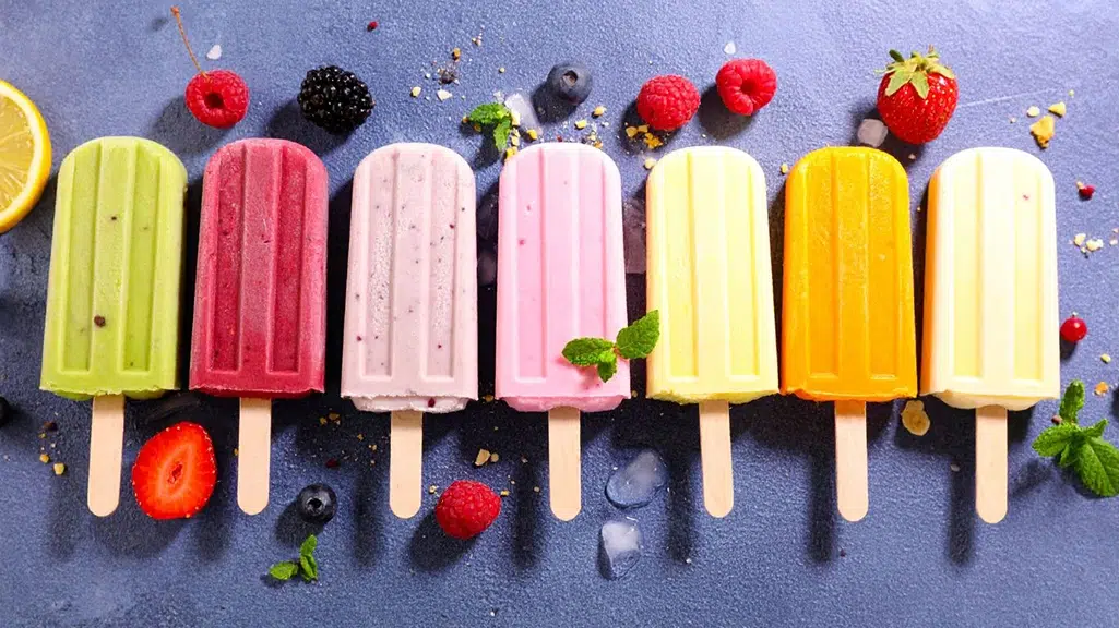 frozen fruit popsicles